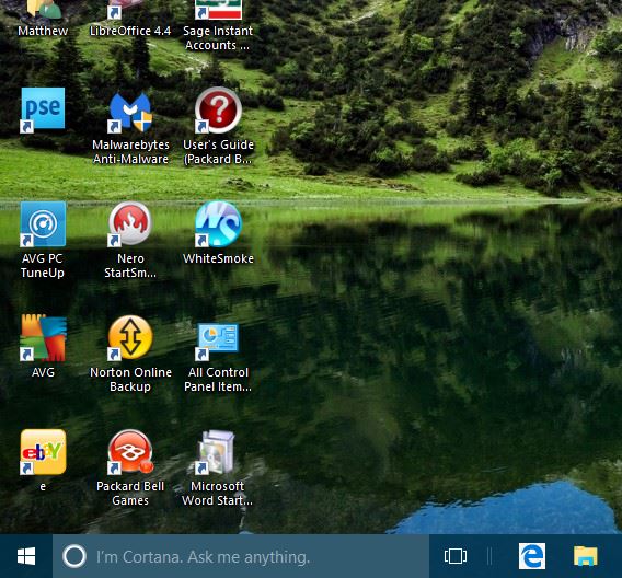 windows 10 taskbar 7