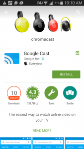 Google Cast App for Android