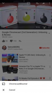 Chromecast from iPhone