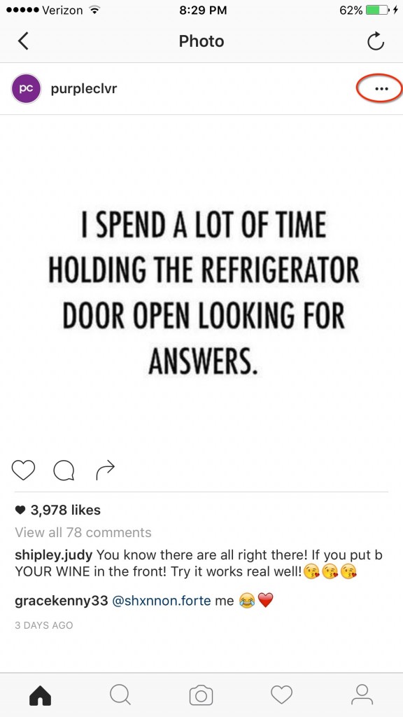 Upper right three dots