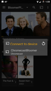 Connect to Chromecast device