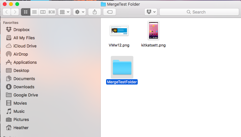Both Folders Coexist
