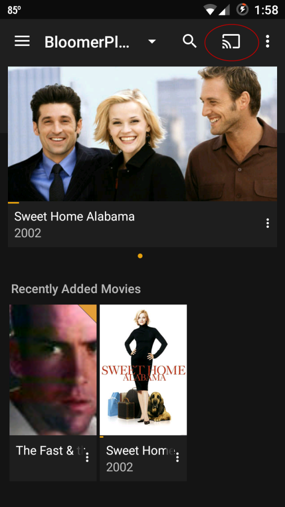 Chromecast icon Android