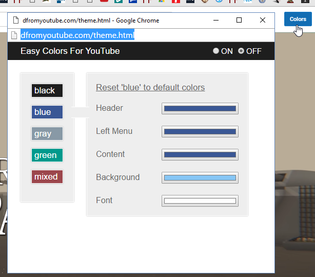 customize youtube7