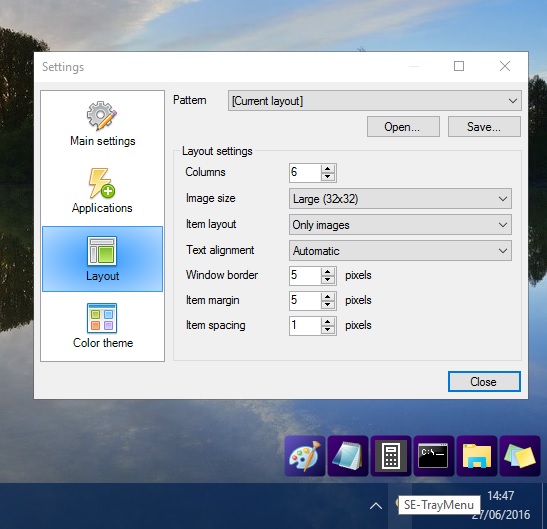 system tray menu11