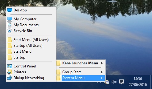 system tray menu5