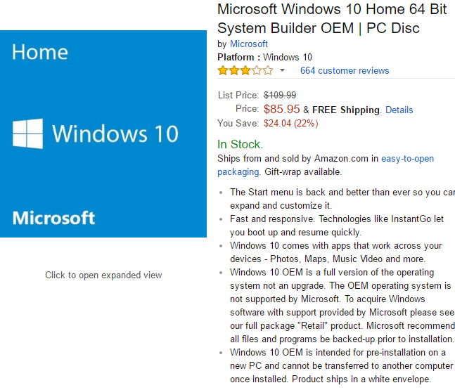  Microsoft OEM System Builder
