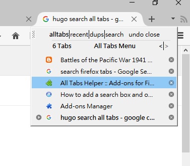 tab search9