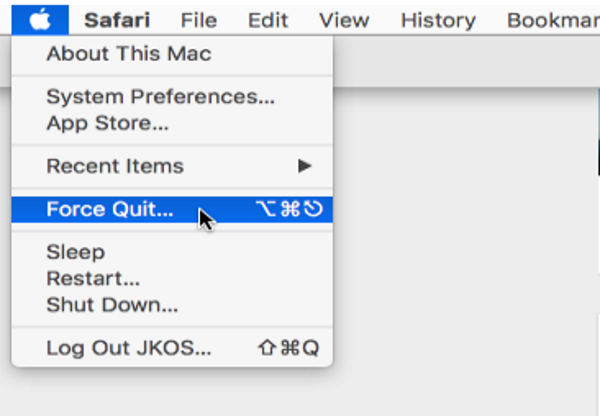 How to force quit on Mac-2