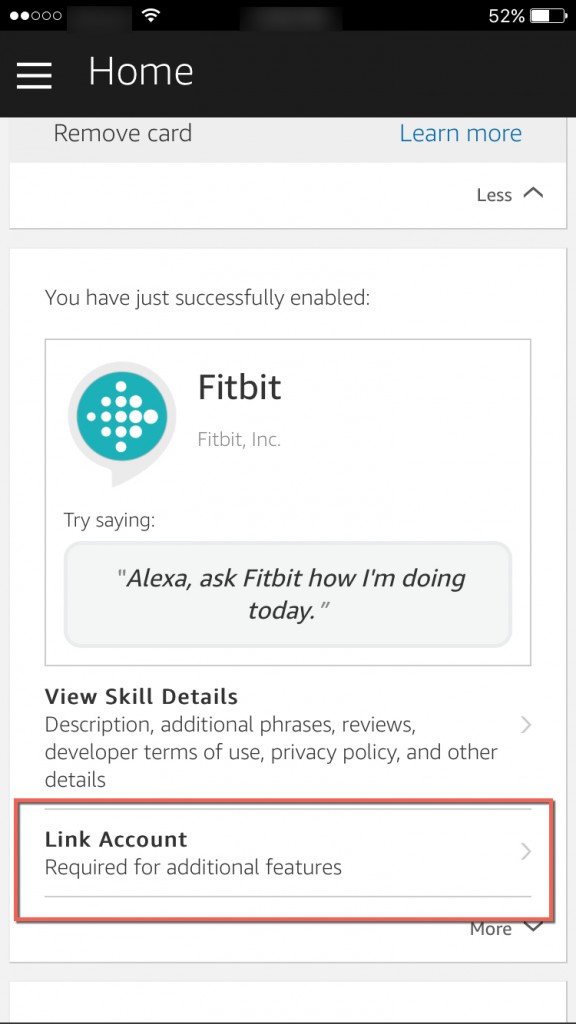 Link Fitbit