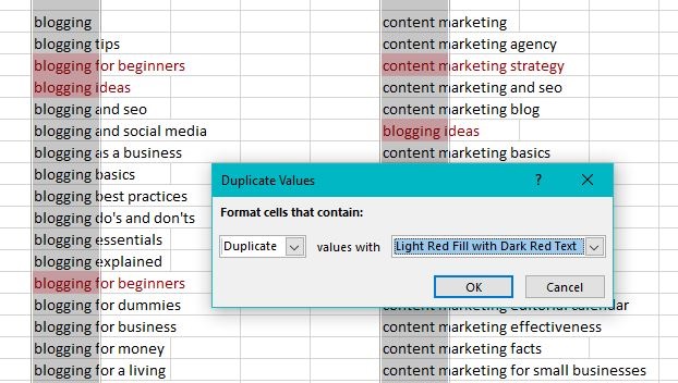 How to compare 2 columns in Microsoft Excel-2