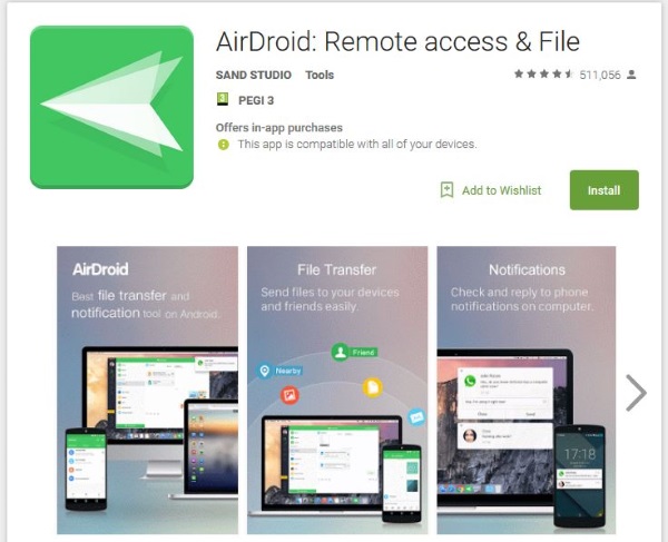 How to control Android from a PC with AirDroid3