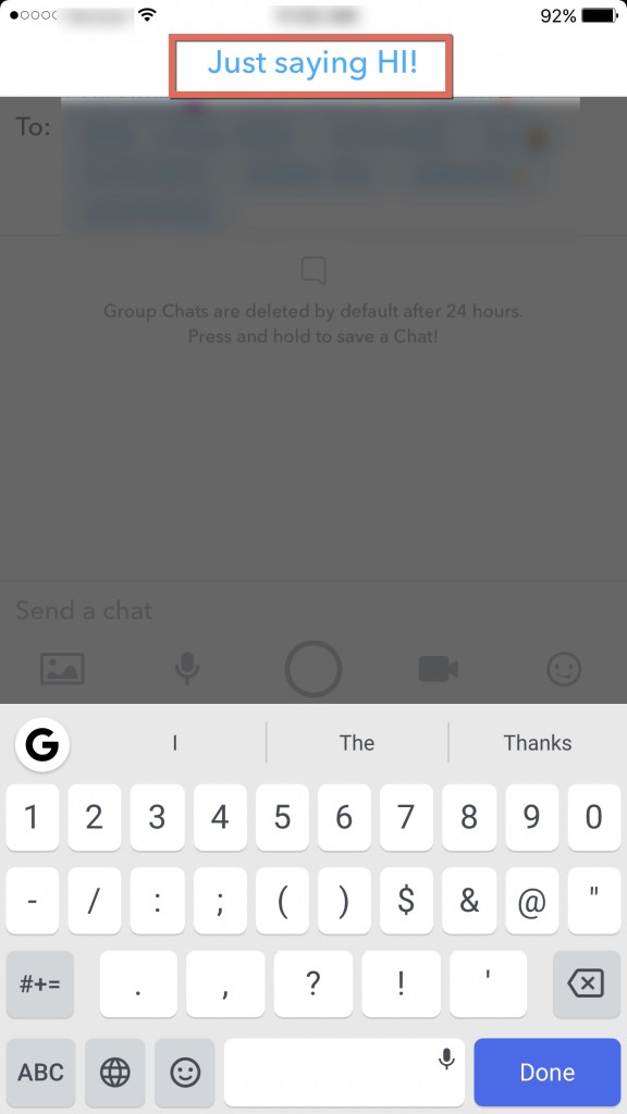 Name Snapchat Group