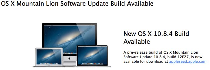 OS X 10.8.4 Beta Build 1