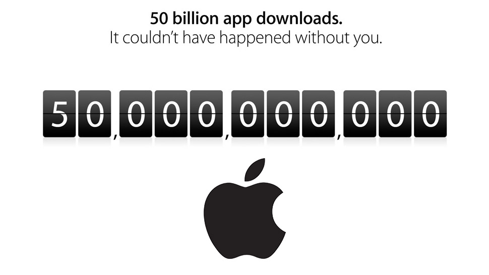 Apple's iOS App Store Hits 50 Billion Downloads
