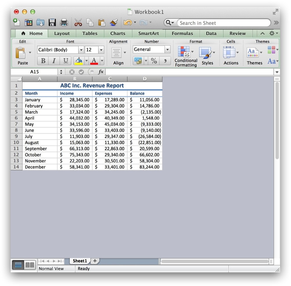 Hide Unused Cells Excel Mac