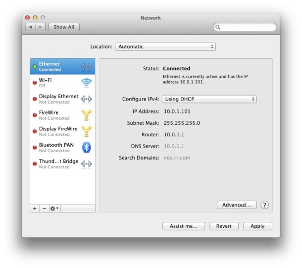 how to find mac address mac os