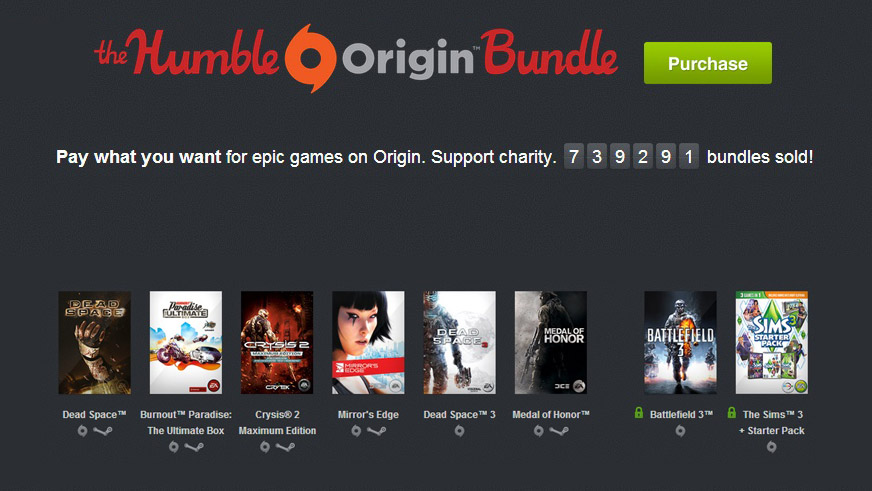 Get $200 Worth of EA Games for $5 With the Humble Origin Bundle