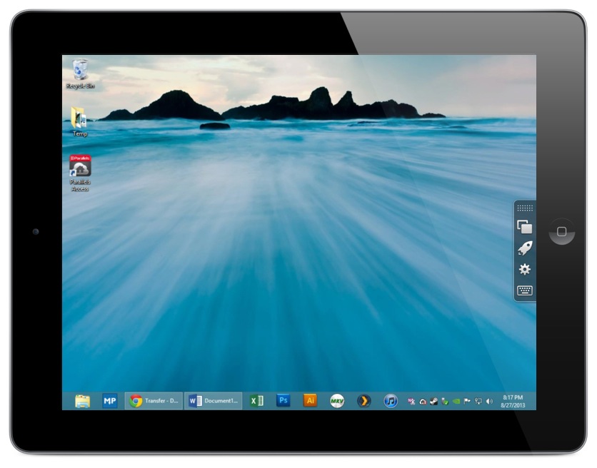 Parallels Access Review Desktop Mode