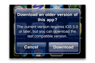 App Store Download Older Version