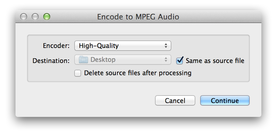 How to Convert and Encode Audio in OS X Finder