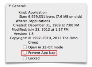 How to Disable App Nap in OS X Mavericks