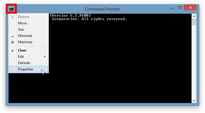 Command Prompt QuickEdit Mode