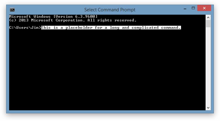 Command Prompt QuickEdit Mode