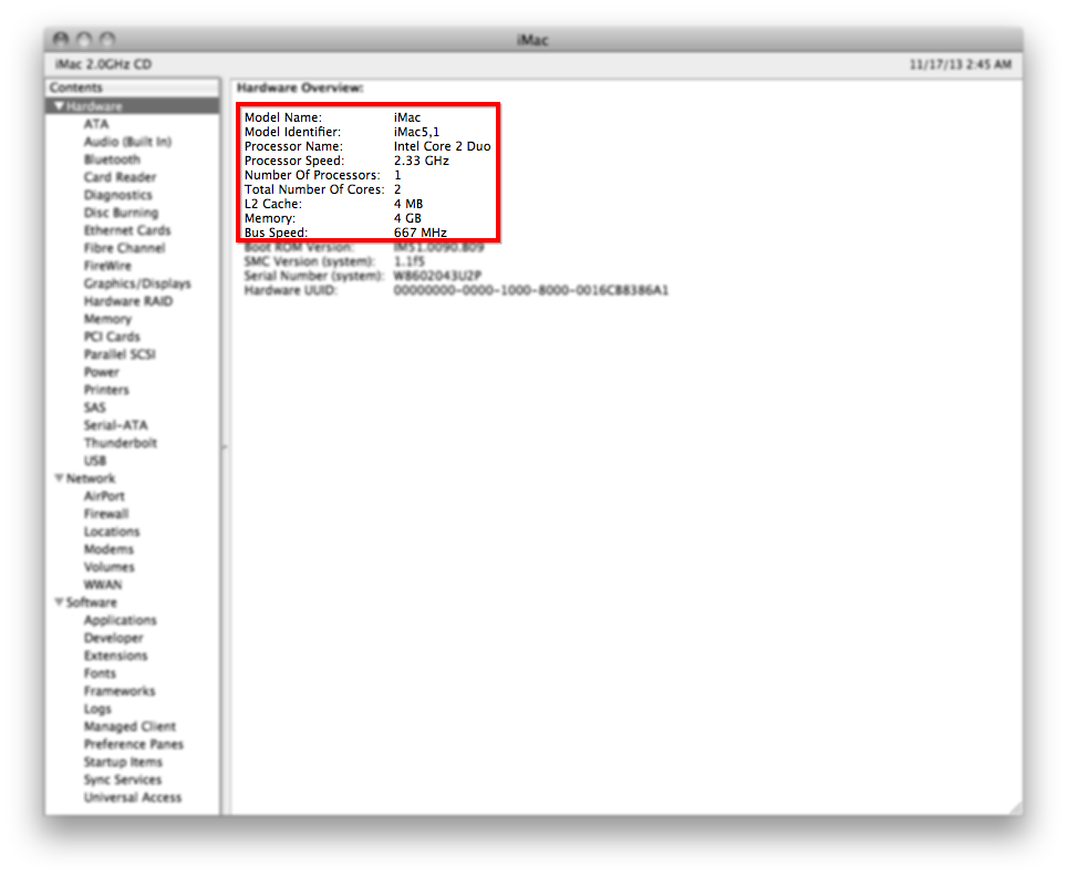 2006 iMac Upgrade Core 2 Duo SSD Firmware