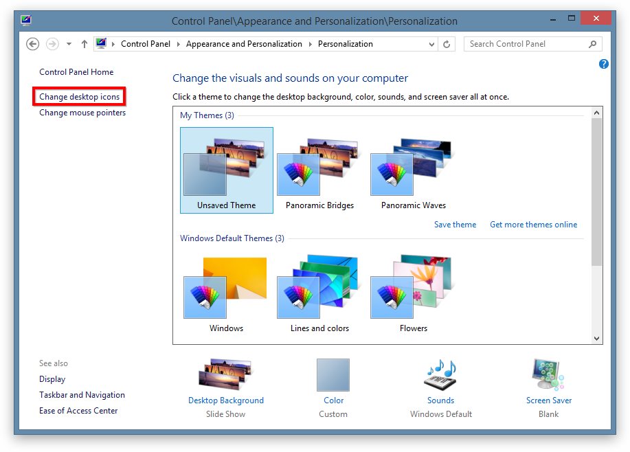 Change Desktop Icons Windows