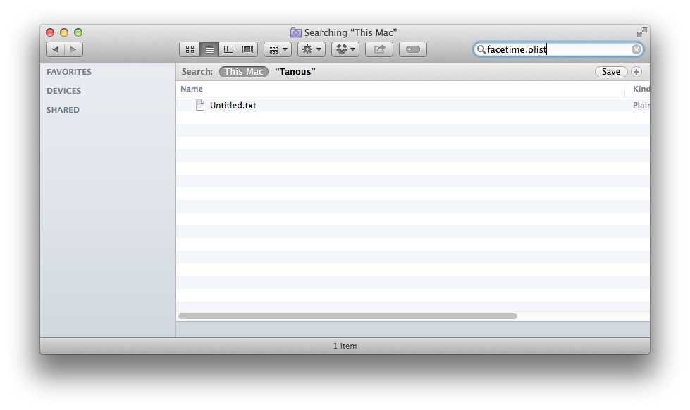 Mac OS X Finder Search System Files