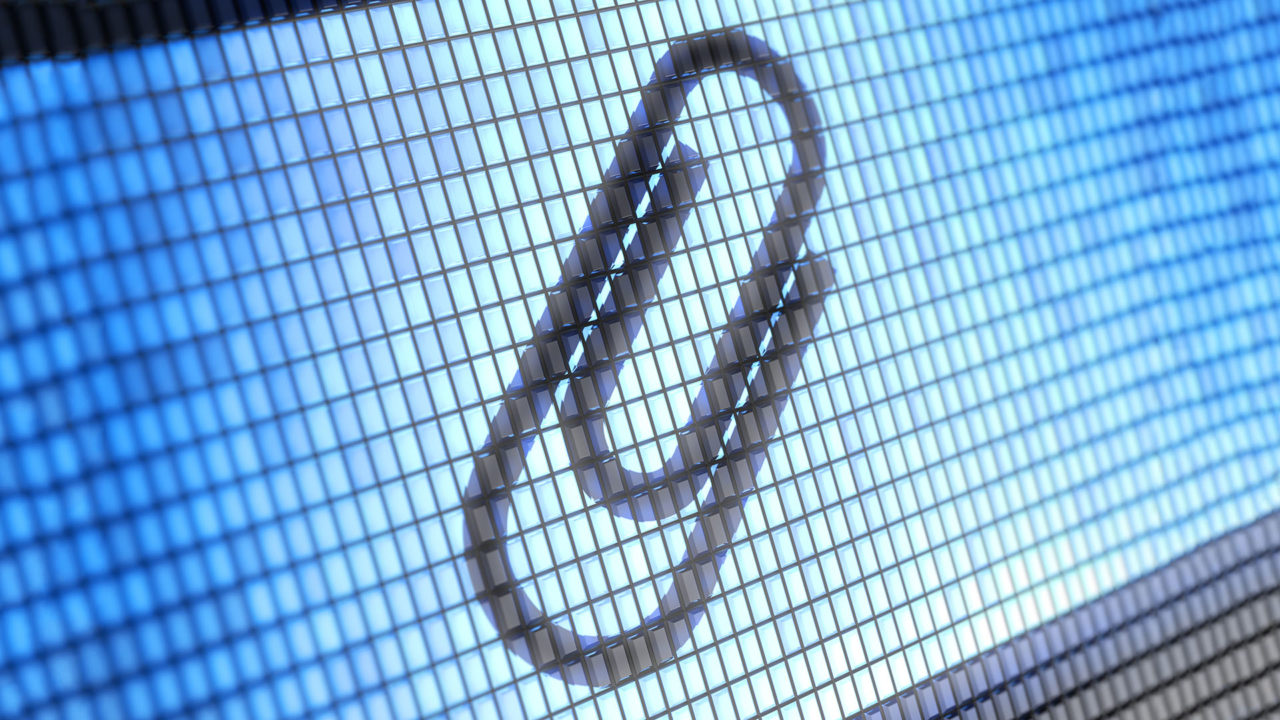 Email Attachment Paperclip