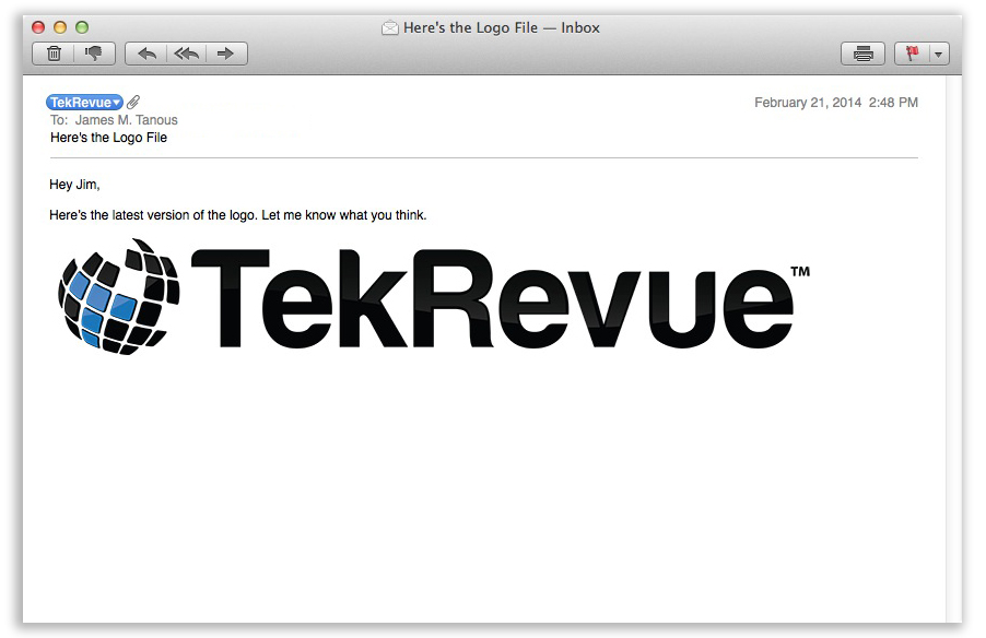 OS X Apple Mail Attachment Preview