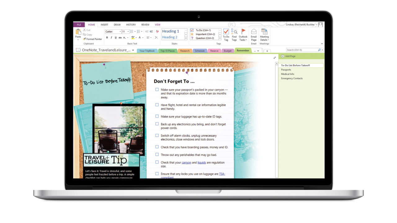 OneNote for Mac OS X