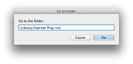 OS X Finder Internet Plugins Library