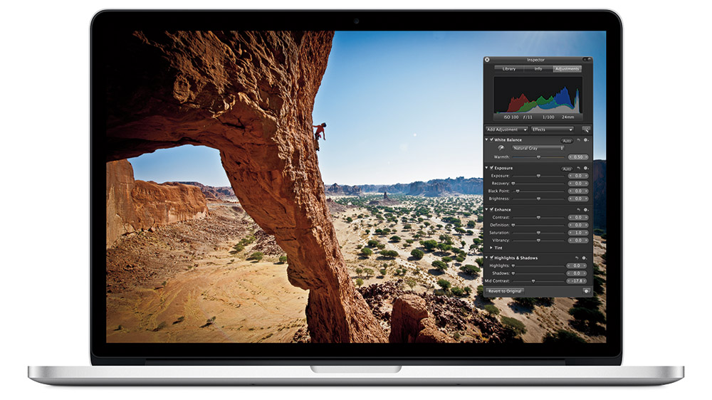 Aperture MacBook Pro