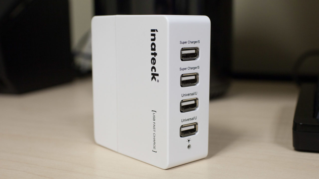 Inateck 4-Port 30W USB Charger