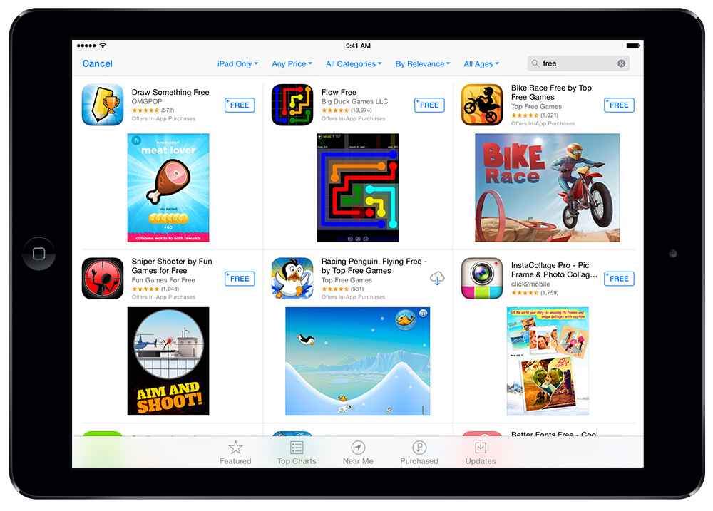 iPad Air Free Apps