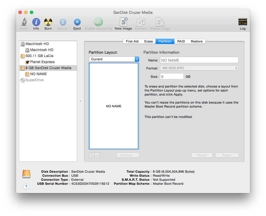 Create OS X Yosemite USB Installer Disk Utility