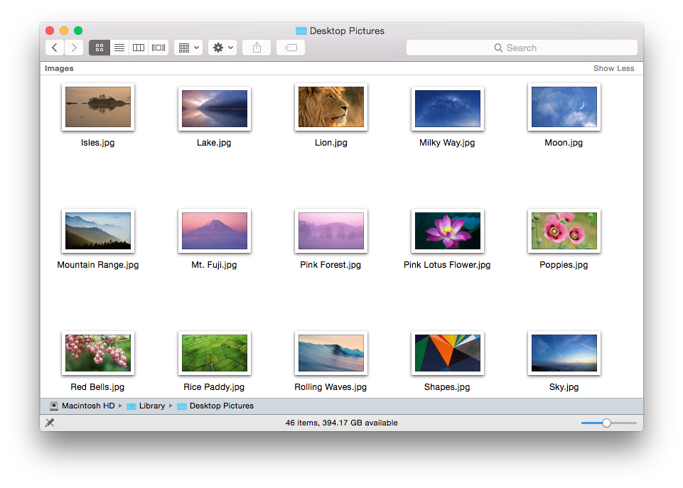 How To Find Apple S High Resolution Os X Wallpaper Images