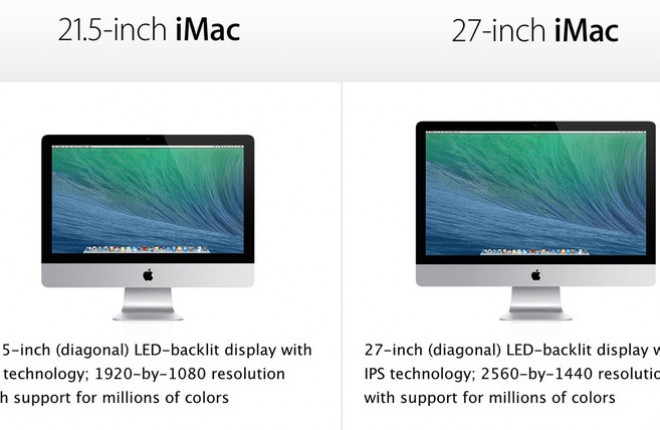 Compare The 21.5-Inch & 27-Inch iMac