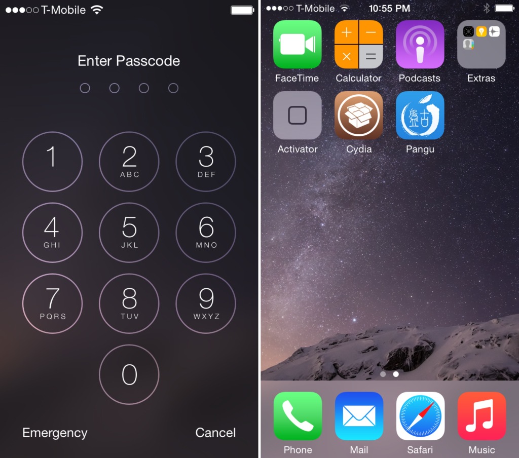 How to use a Passcode with iOS 8 Jailbreak