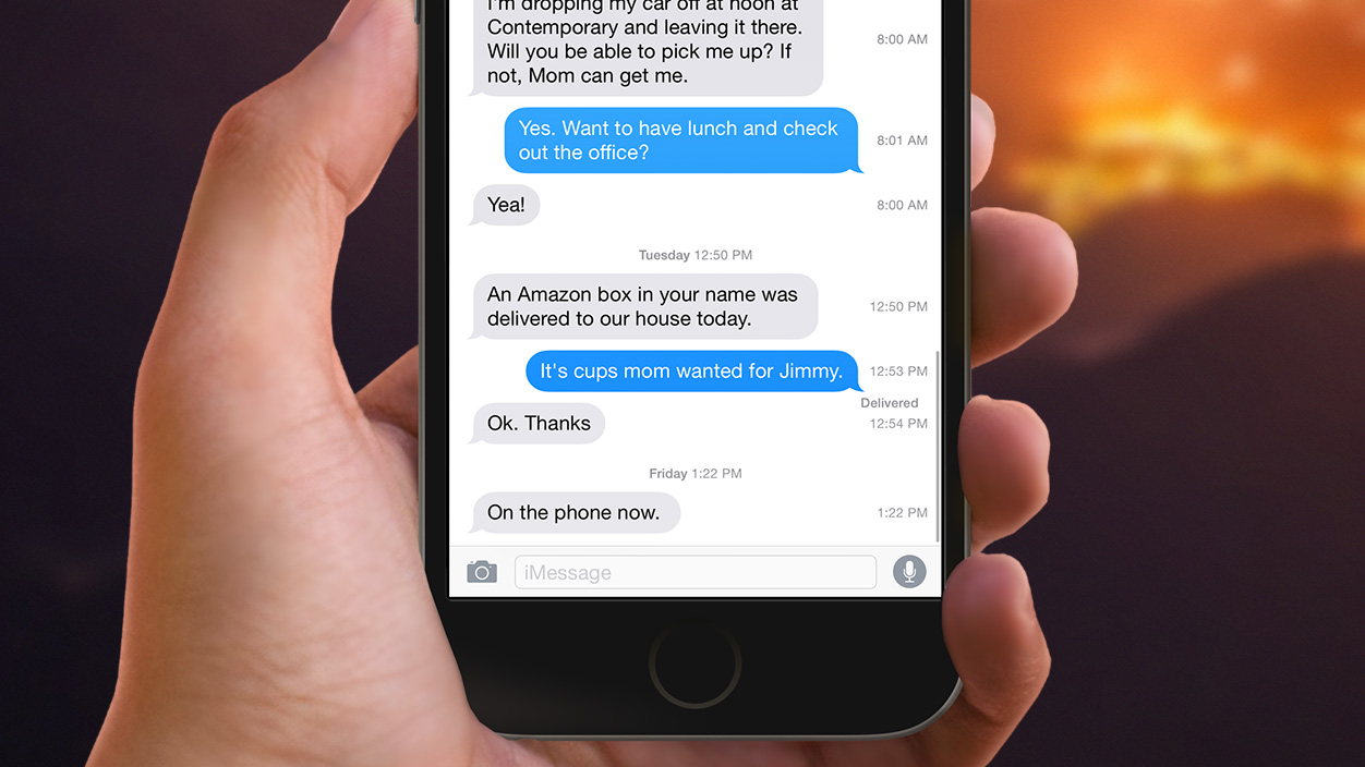 How to See iMessage Timestamps in the iOS 8 Messages App