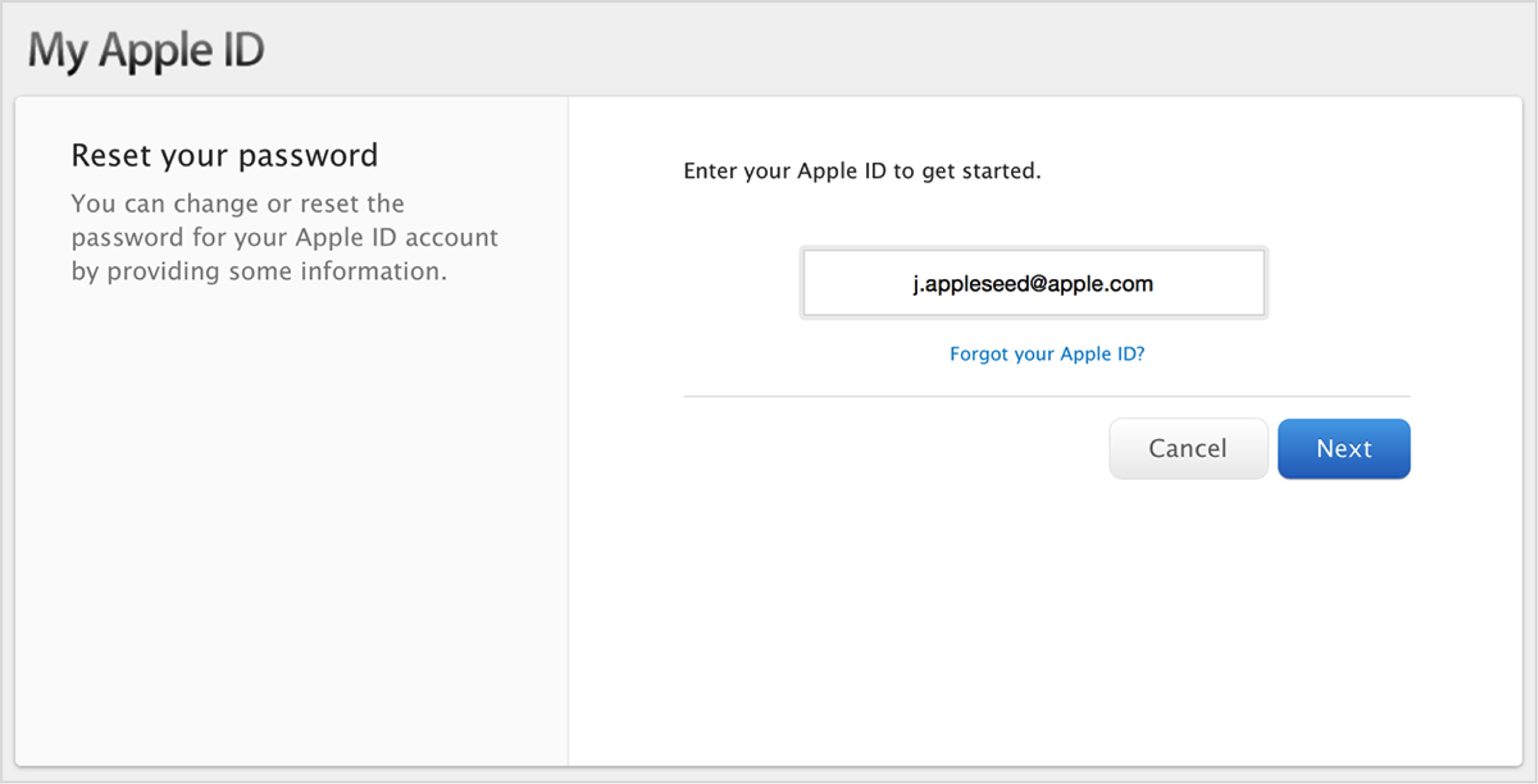 Мой apple id