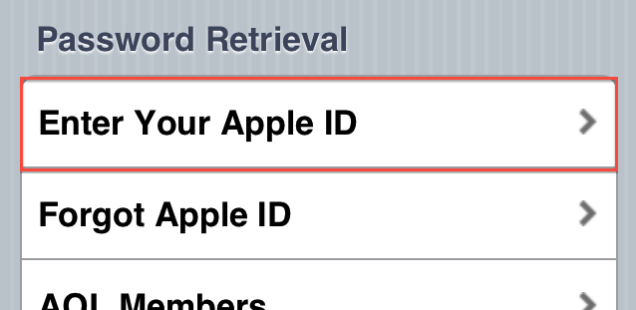 Iforgot.apple id