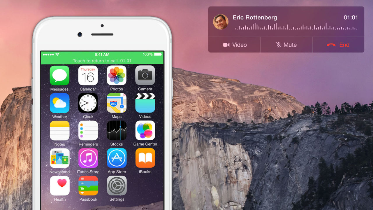 os x yosemite ringtone calling