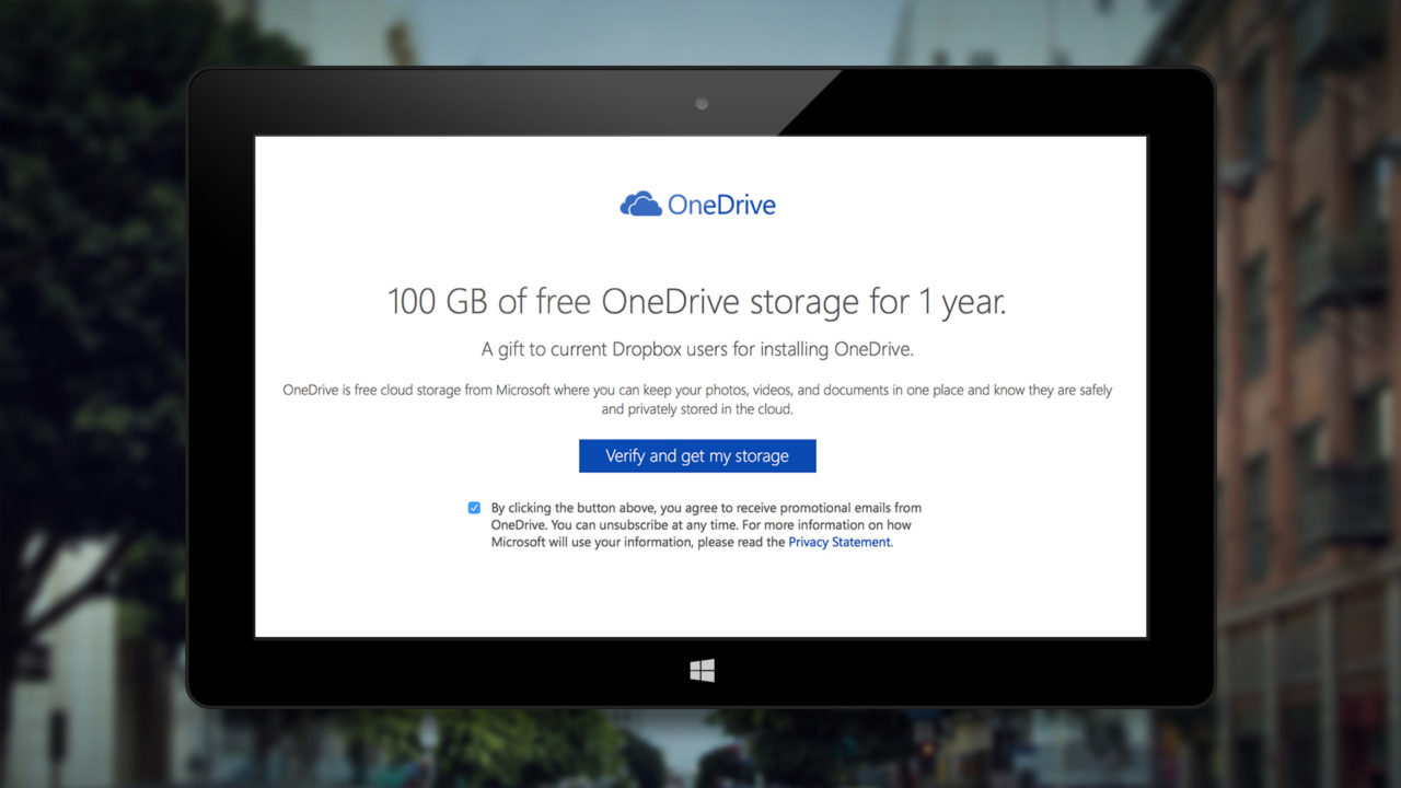 Microsoft Offers Dropbox Users 100GB of Free OneDrive Storage