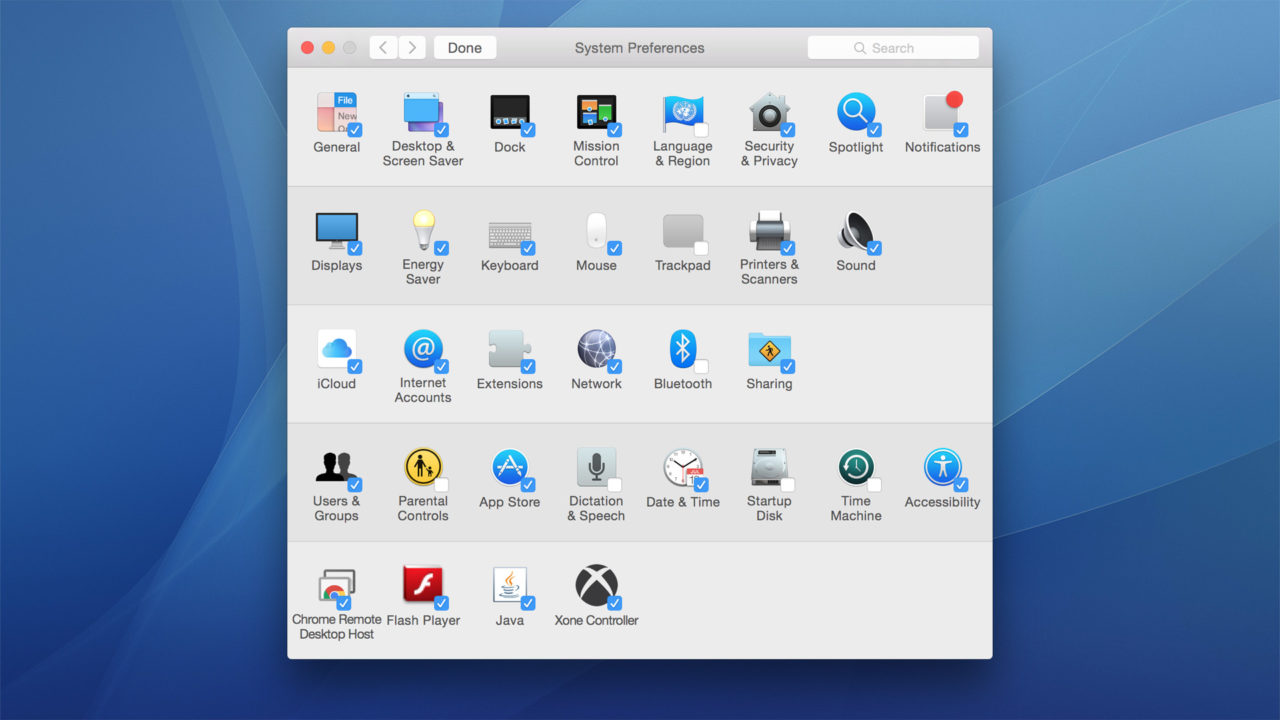 hide preference pane system preferences