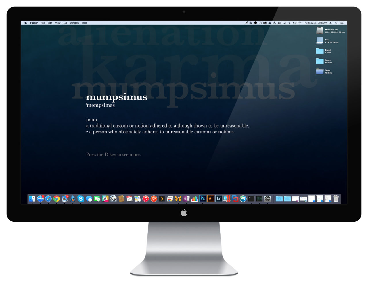 mac screen saver desktop background