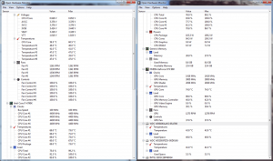 Screenshot of Open Hardware Monitor